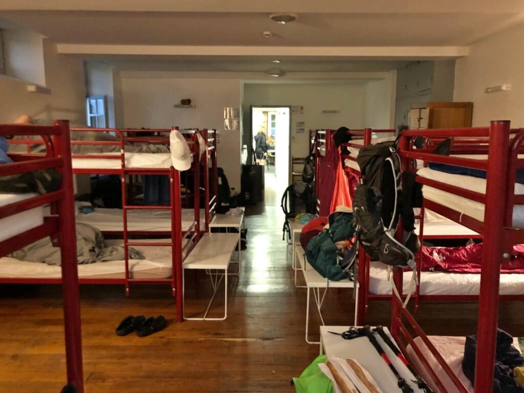 프랑스 생장피에드포르 55번 알베르게 내부